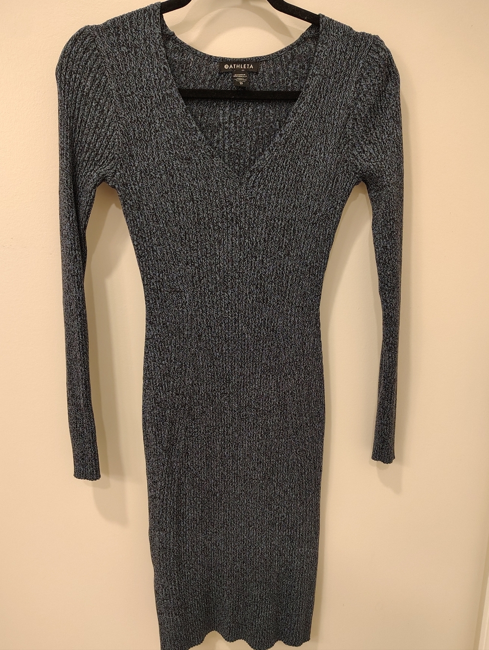 Athleta Reverie Ribbed Sweater Dress